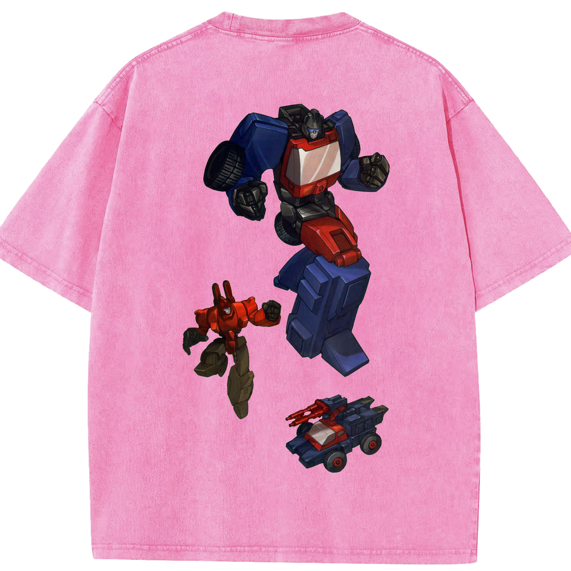 （画像用）  綿100% ヴィンテージ風 半袖Tシャツ（背面プリント）